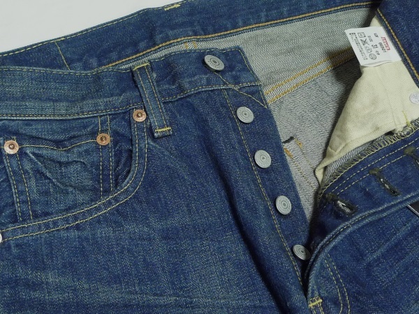 新品LEVISリーバイスVintageClothing66501-0019スリムカスタムW31スプラッシュコーテッド\39600/501XX_画像9