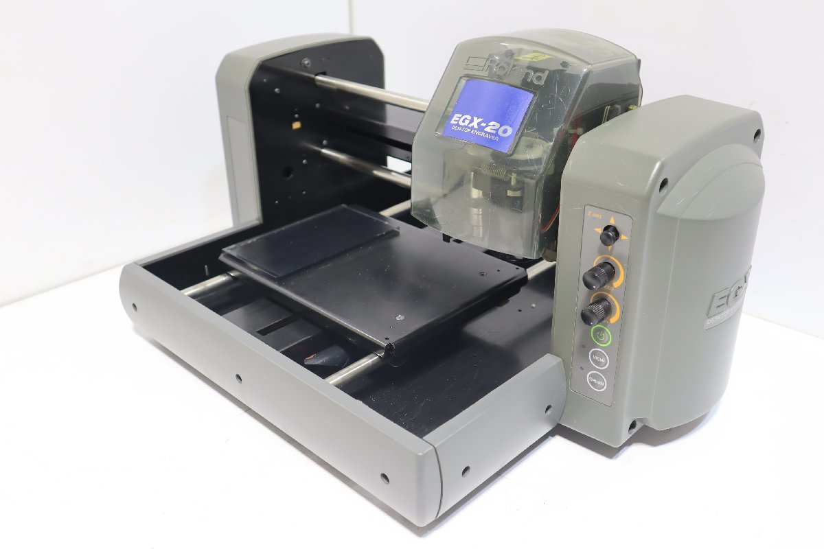 140☆Roland ローランド 小型彫刻機 EGX-20 DESKTOP ENGRAVER 100V▼3B-808_画像1