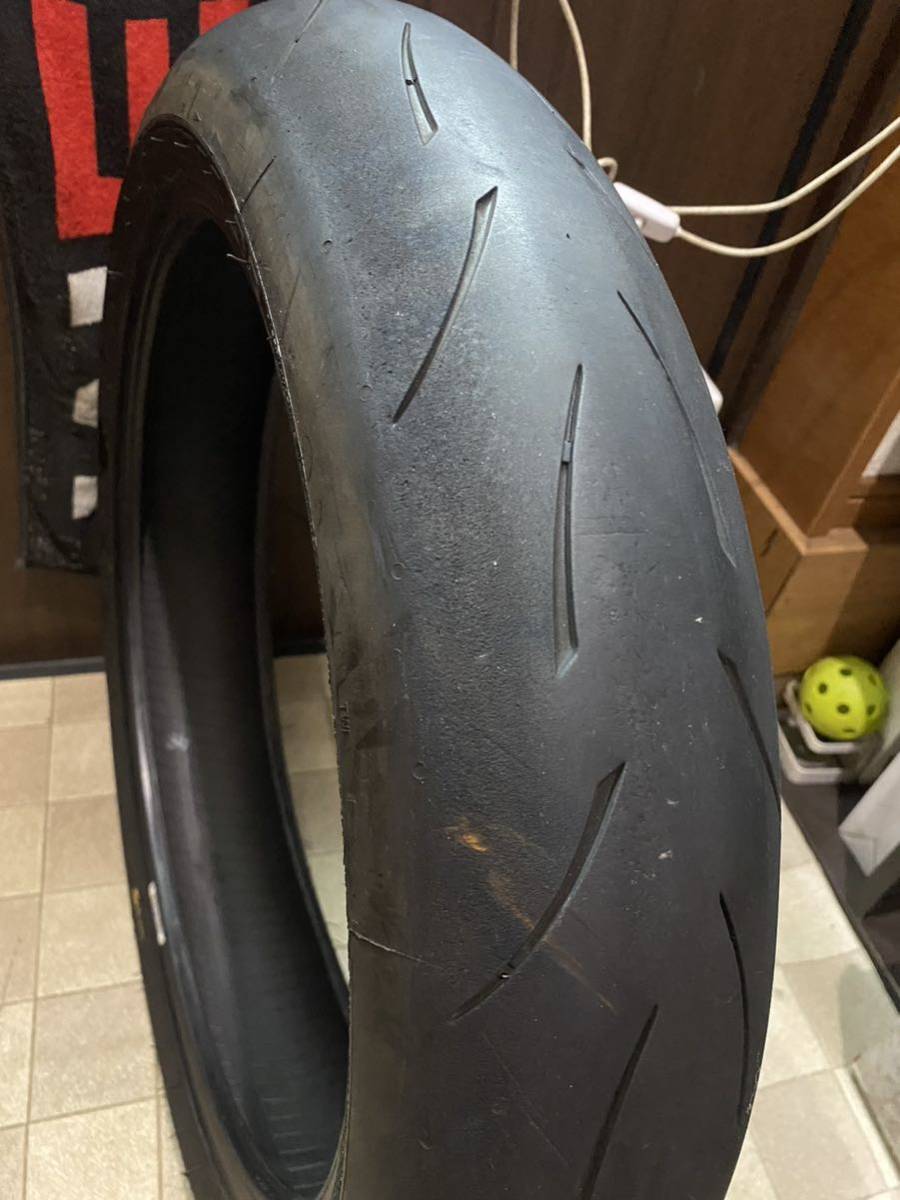 中古MCタイヤ 2020年製造 METZELER RACETEC RR K3 120/70ZR17 メッツラー レーステック 120 70 17 3420 M2788_画像5