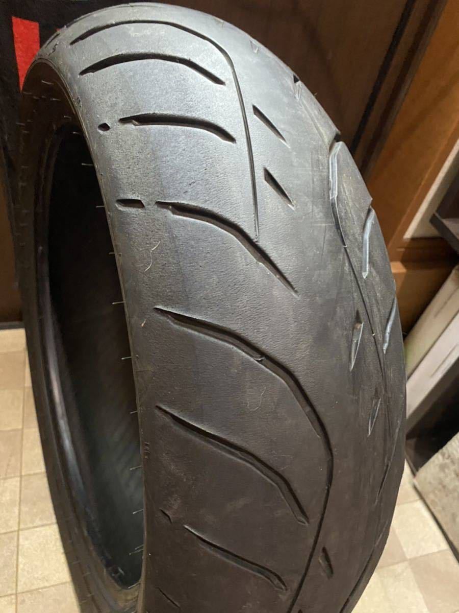 中古MCタイヤ 2020年製造 DUNLOP SPORTMAX ROADSMARTⅣ 180/55ZR17 ダンロップ スポーツマックス ロードスマート4 180 55 17 1520 M2808_画像5