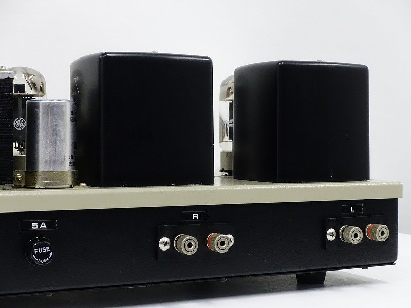 □□LUX S-2007D/OY-15 ラックストランス搭載 GE 6550A 真空管 パワー