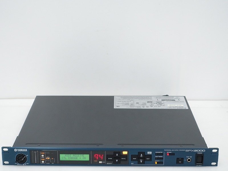 □□YAMAHA SPX2000 マルチエフェクトプロセッサー ヤマハ