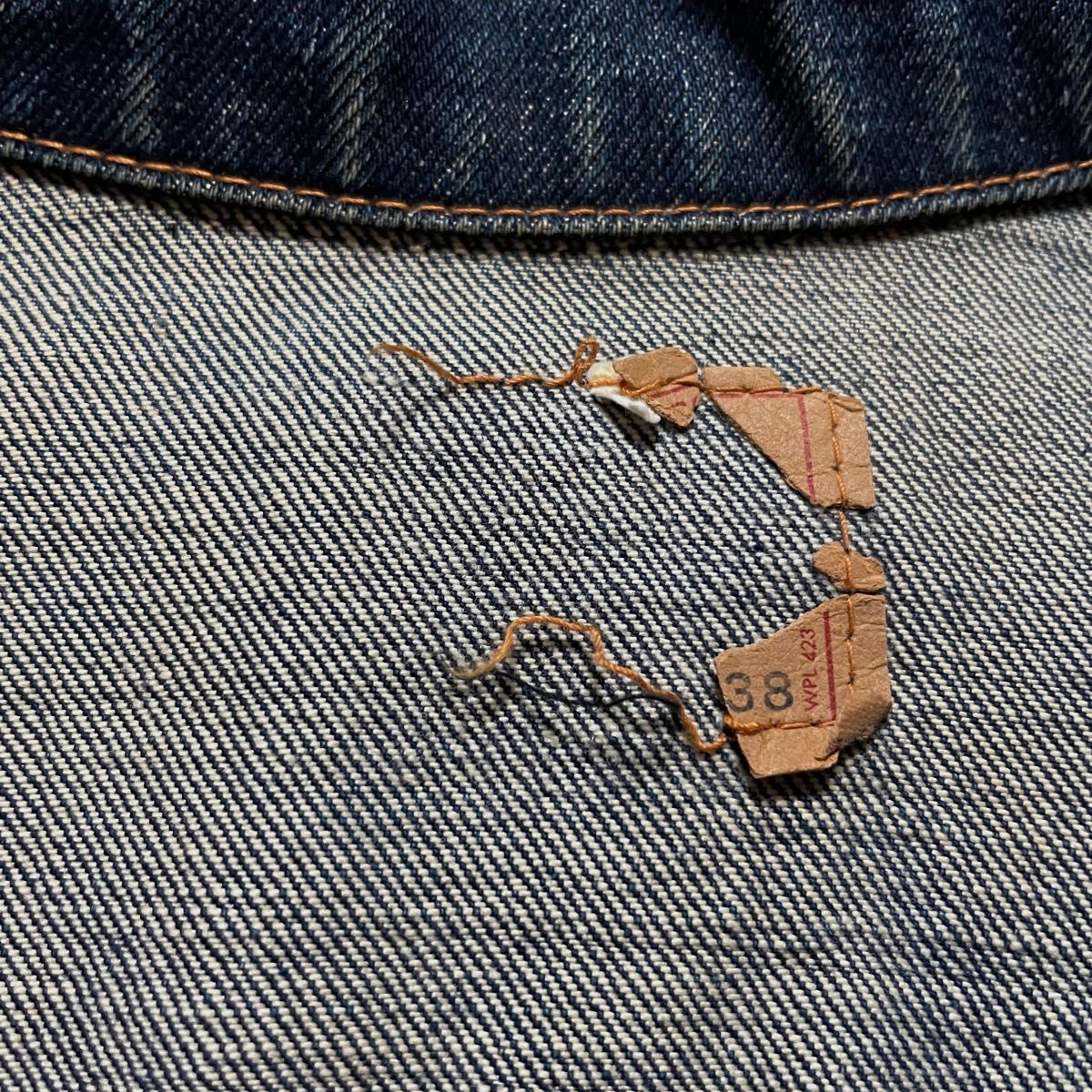 濃紺 アメリカ製 Levis リーバイス 60s ヴィンテージ 70505 BIG E ビッグE デニムジャケット Gジャン 38