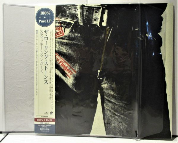 レア盤★The Rolling Stones - Sticky Fingers[LP, '12:Rolling Stones Records - UIJY-90001, 100% Pure LP,180g, Limited Edition]_画像1