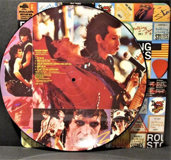 レア盤-UK Org★The Rolling Stones - Still Life[LP, '82:Rolling Stones Records - CUNP 39115, Limited Edition, Picture Disc]_画像8