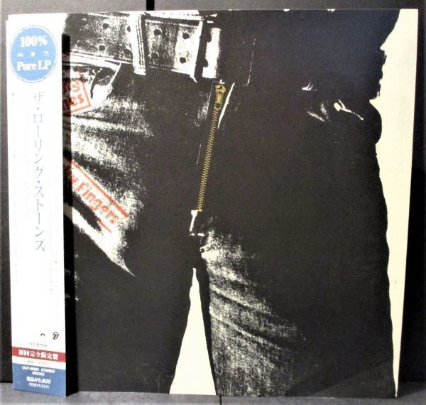 レア盤★The Rolling Stones - Sticky Fingers[LP, '12:Rolling Stones Records - UIJY-90001, 100% Pure LP,180g, Limited Edition]_画像2