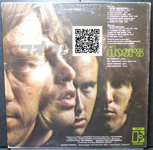 レア盤-US_Rock-ステレオ_US最初期プレス★The Doors - The Doors[LP, '67:Elektra EKS-74007]_画像2