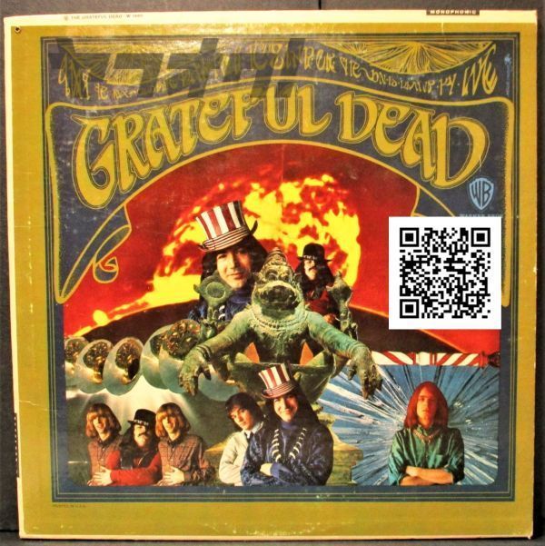 レア盤-モノラル-マト_1A/1A-USオリジナル★The Grateful Dead - The Grateful Dead[LP, '67:Warner Bros. Records - W 1689, Mono]_画像1