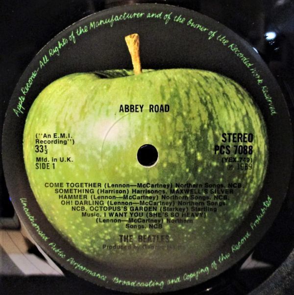 レア盤-マト_2/1/GM_1/3/RG-Left Apple-Her Majesty_表記なし-UKオリジナル★The Beatles - Abbey Road[LP,'69:Apple Records - PCS 7088]の画像9