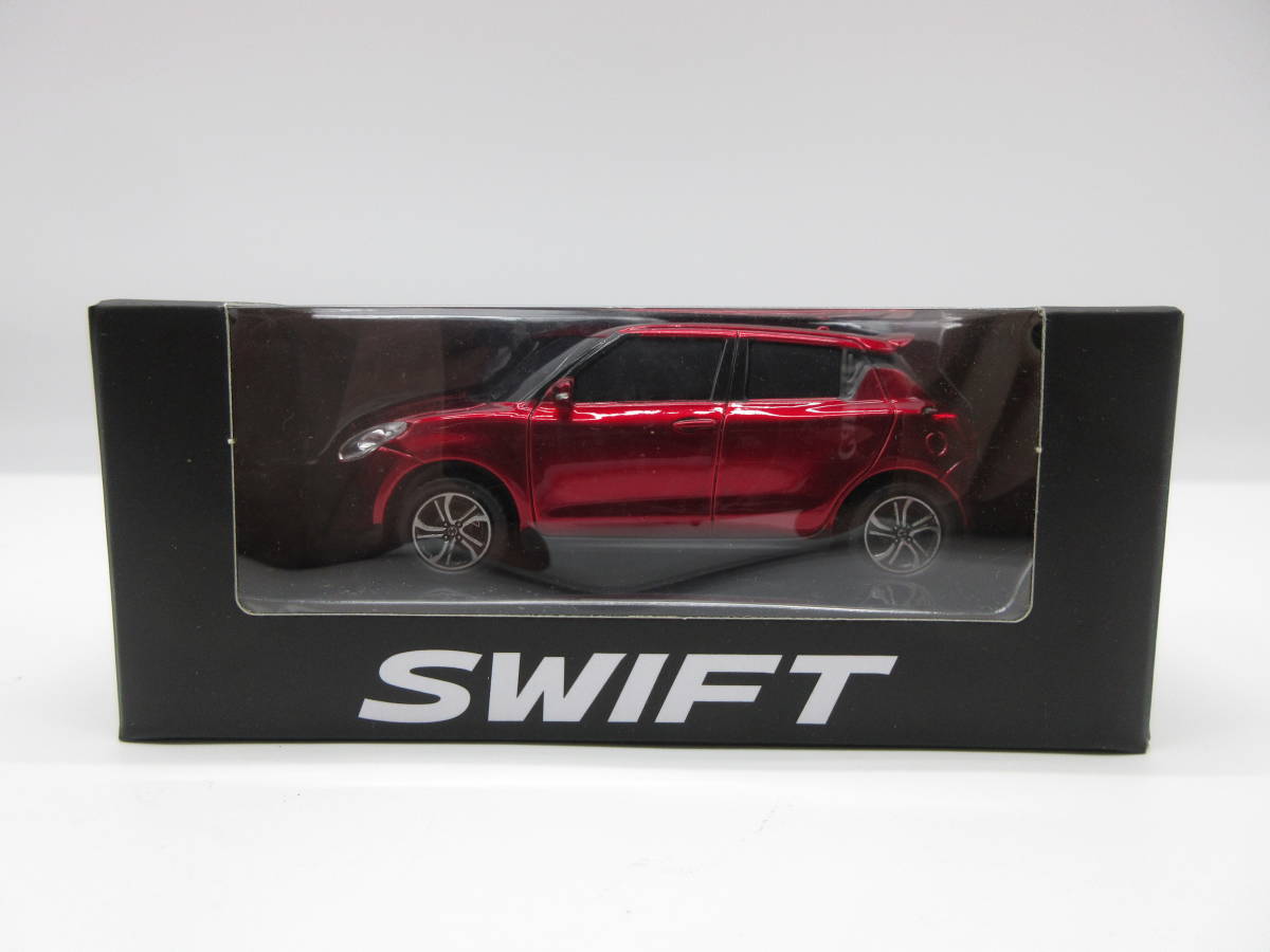 1/43 スズキ 4代目スイフト SWIFT ディーラー特注品 ミニカー バーニングレッドパールメタリックの画像1