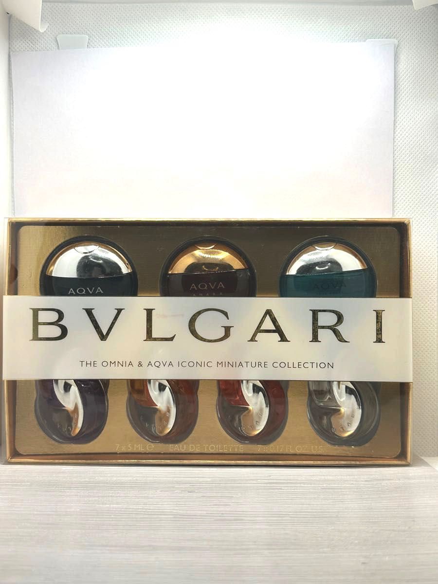 BVLGARI COLLECTION ブルガリ アクア&オムニア ミニチュアコレクション 香水 7本セット