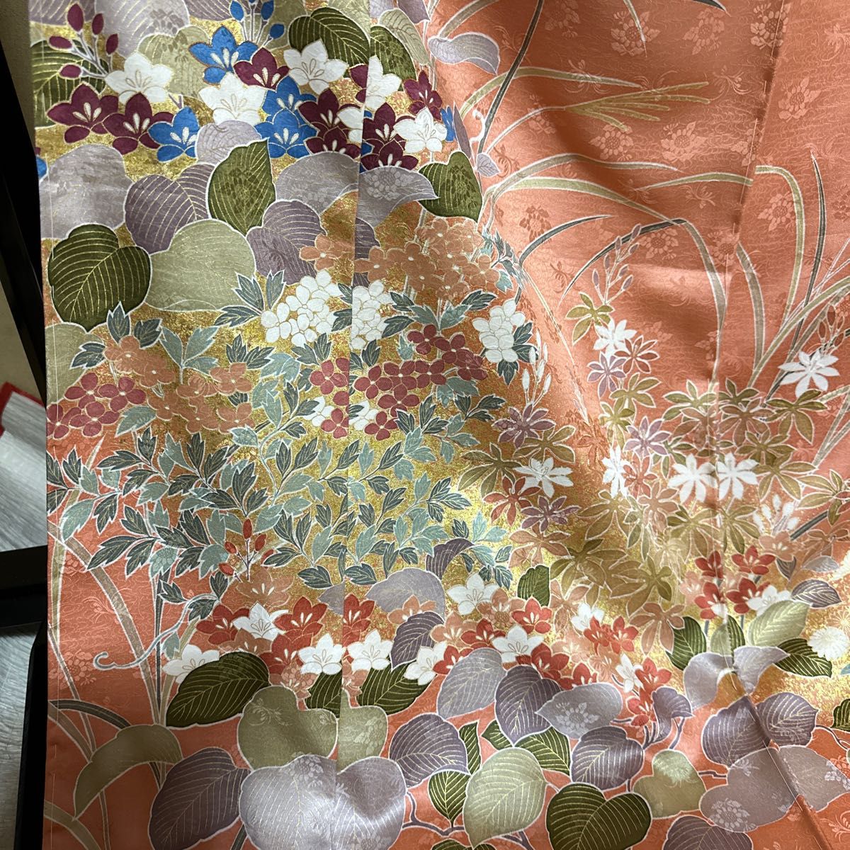 訪問着 正絹 未仕立て-
