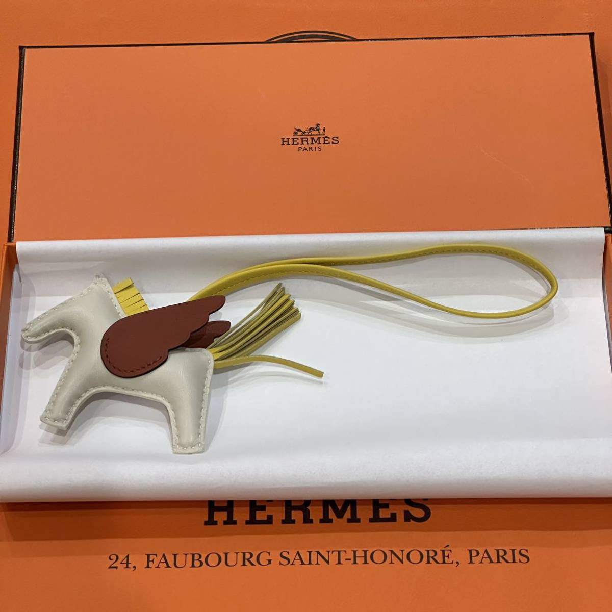 新品未使用 レア HERMES エルメス ロデオ ペガサス チャーム PM MM GM