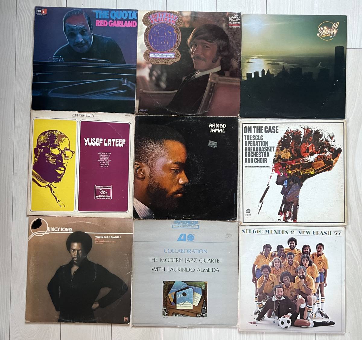 【USオリジ】JAZZ FUNK アルバム15枚セット　まとめて　red garland/gary burton/ahmad jamal/yusf lateef/sun ra/inge brandenburg_画像1