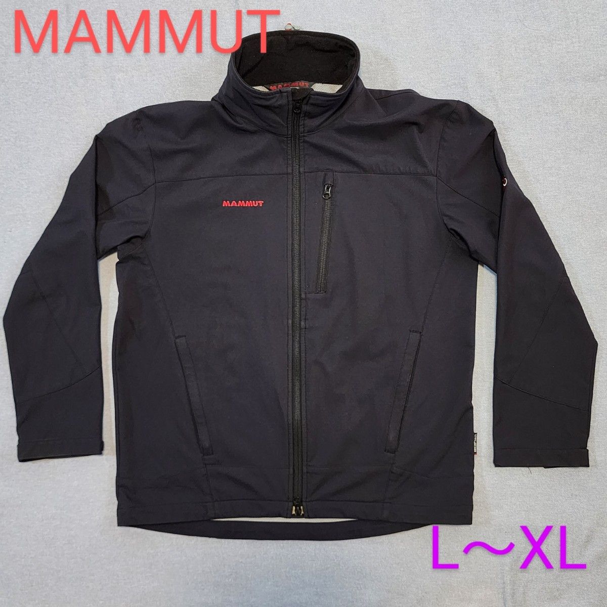 レア物 MAMMUT マムート ソフトシェルジャケット SOFrech L～XL ナイロンジャケット JACKET ソフトシェル