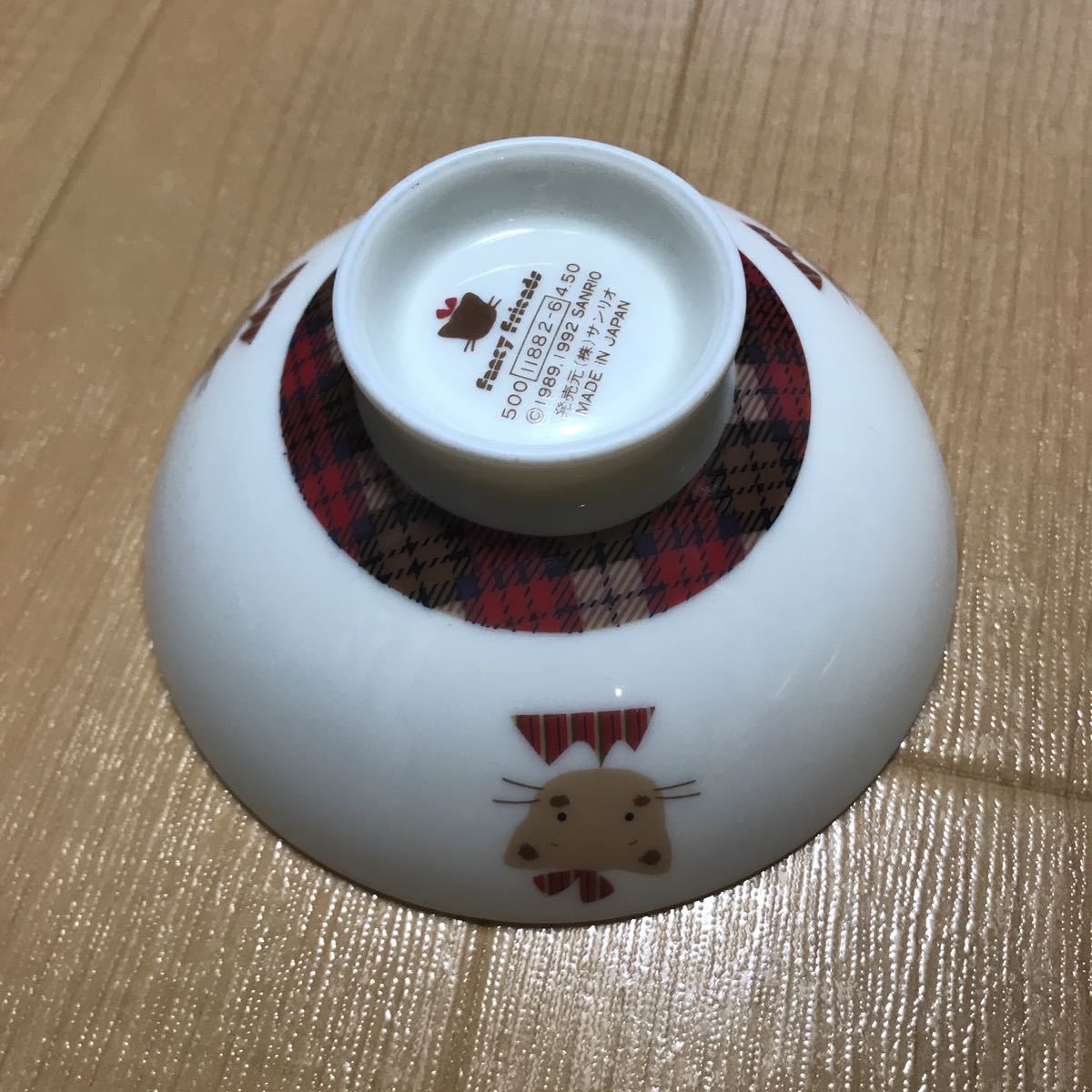 平成レトロ/サンリオ・ウィンキーピンキー 陶器茶碗 茶碗 日本製 現状品_画像1