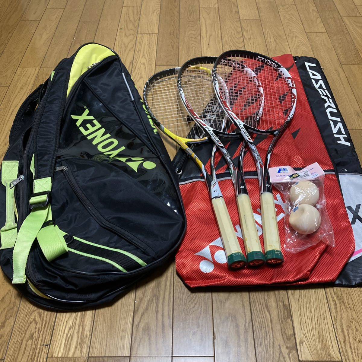 カスタムフィット FLR7S/LR5S ヨネックスYONEX ソフトテニス 軟式テニス F-LASER7S エフレーザー7S ラケットバッグ トーナメントバッグ_画像1