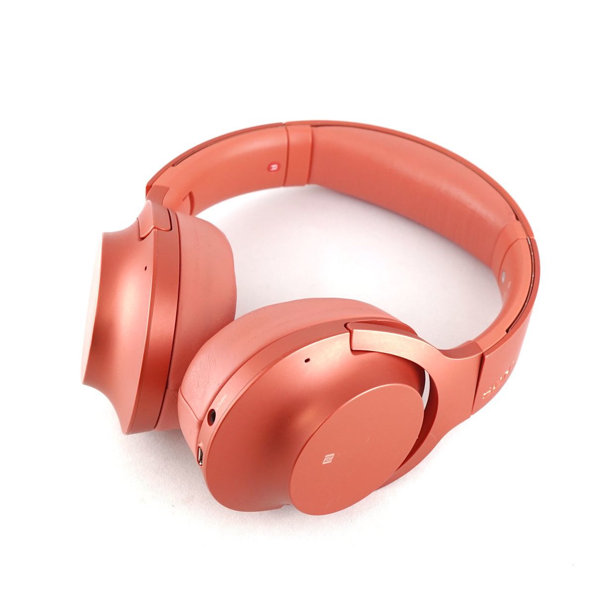 SONY h.ear on 2 Wireless NC WH-H900N ワイヤレスヘッドホン USED品 ノイズキャンセリング ハイレゾ 外音取込 マイク レッド 完動品 V9079