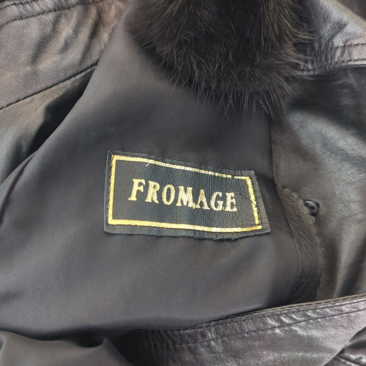 FROMAGE フロマージュ レザーコート