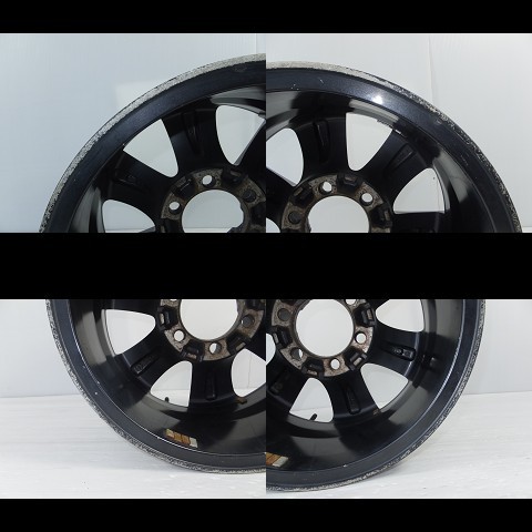 ★☆B938 トヨタ純正 150系 ランクルプラド 純正 アルミホイール 17X7.5J 6穴 PCD139.7 +25 ハブ径約105mm 1本 ハイエース等流用 棚S☆★ _画像9