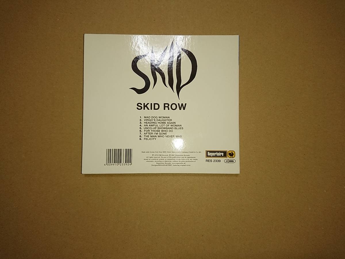 CD Skid Row / Skid スキッド・ロウ RES 2339 輸入盤_画像3