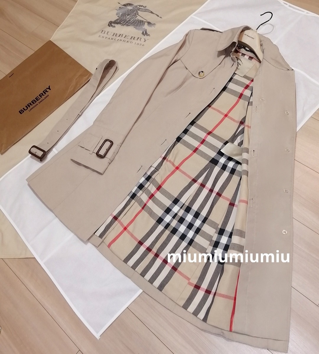 本物上質 バーバリーロンドン BURBERRY LONDONトレンチコート シングル