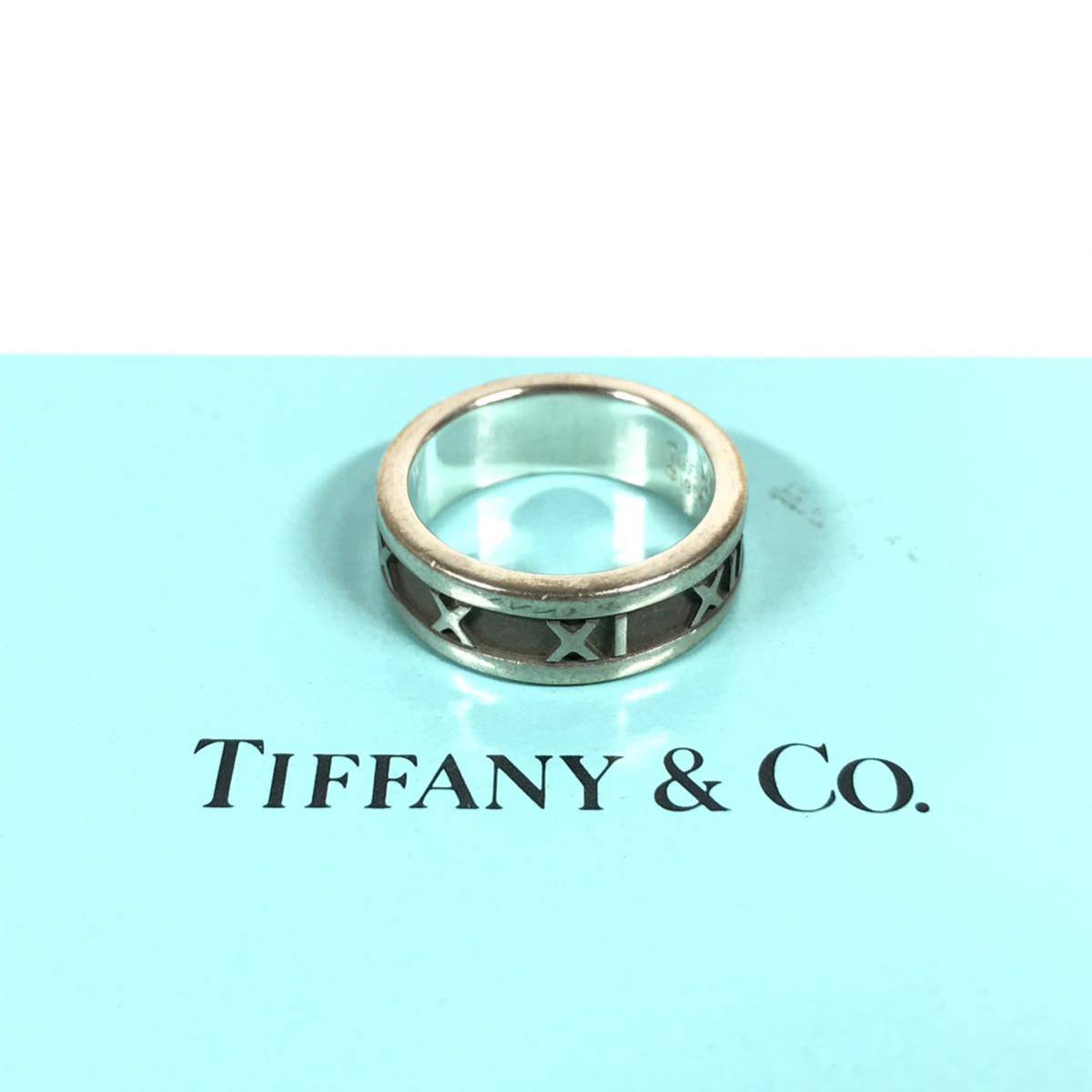 【ティファニー】本物 TIFFANY&Co. 指輪 アトラス シルバー925 サイズ10号 リング メンズ レディース アクセサリー 送料370円_画像2