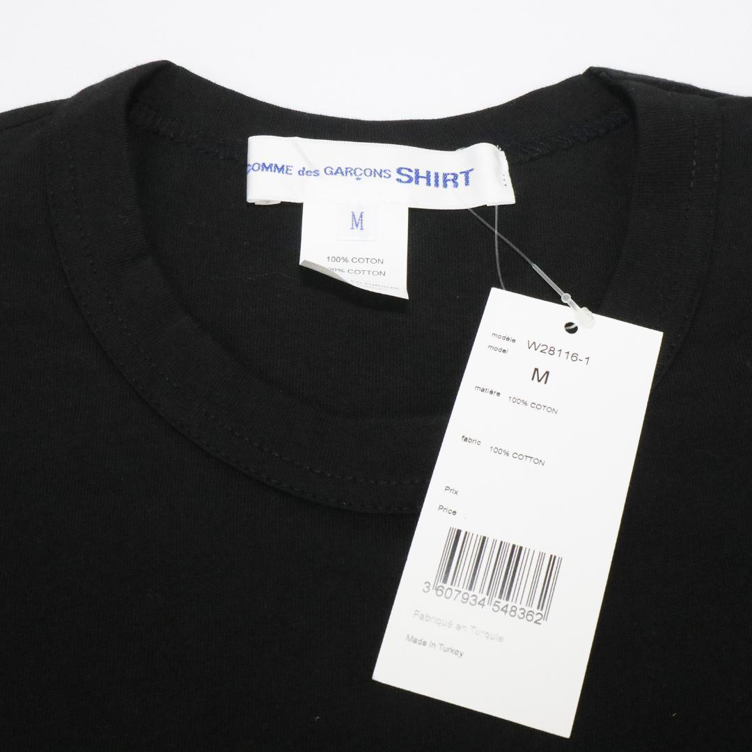 COMME des GARCONS SHIRT フロントロゴTシャツ 黒 未使用　M14637_画像4
