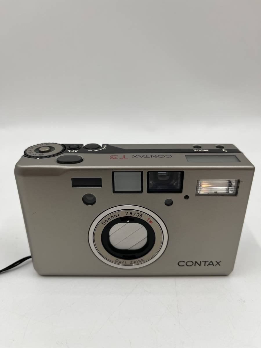 超爆安 CONTAX T３ Sonnar Zeiss コンタックスT3 チタンシルバー