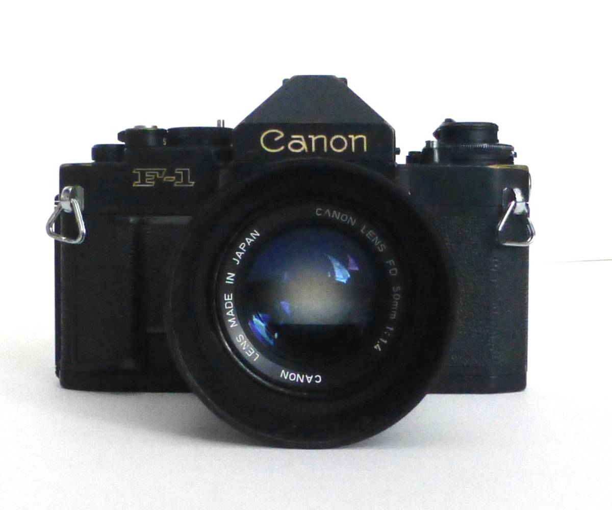 ◆Canon キャノン F-1 フィルムカメラ　一眼レフカメラ　 50mm 1.4 　キャノンレンズ