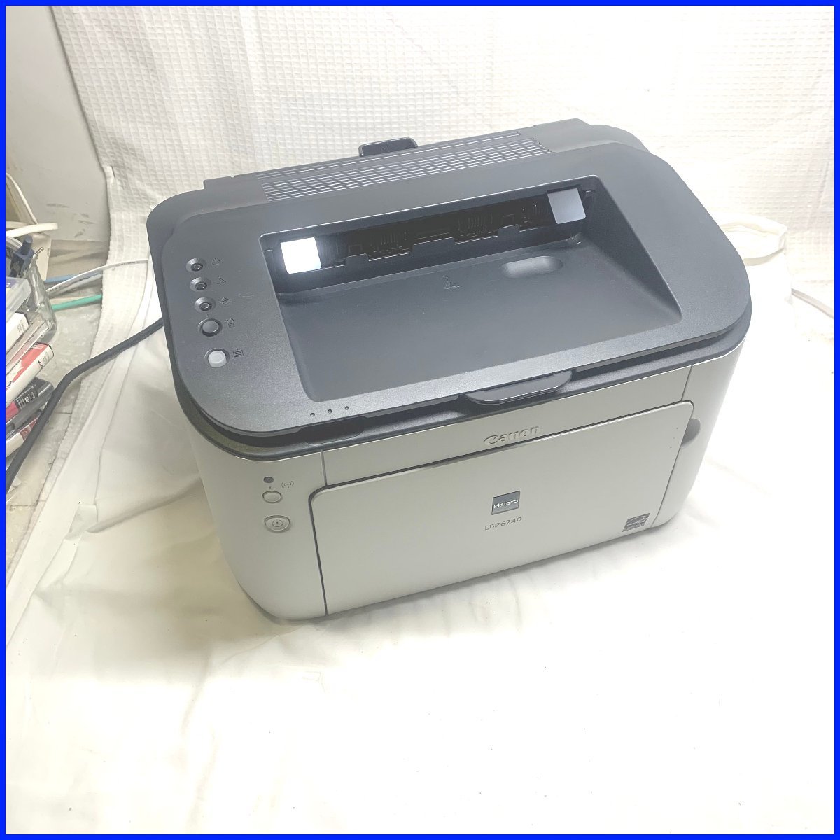 ジャンク●Canon●レーザープリンター LBP6240　通電のみ確認済　純正カートリッジ3本付き