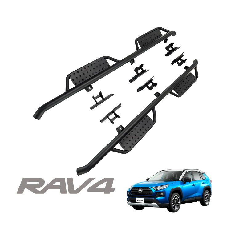 RAV4 50系 ランニングボード ナーフステップ サイドステップ ステップガード オフロード 踏み台 足置き トヨタ パーツ_画像1