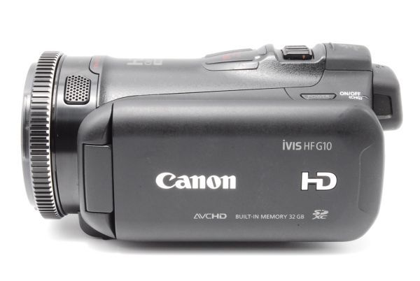 【並品】Canon キャノン デジタルビデオカメラ iVIS HF G10 IVISHFG10 光学式手ブレ補正 内蔵メモリー32GB #501_画像6