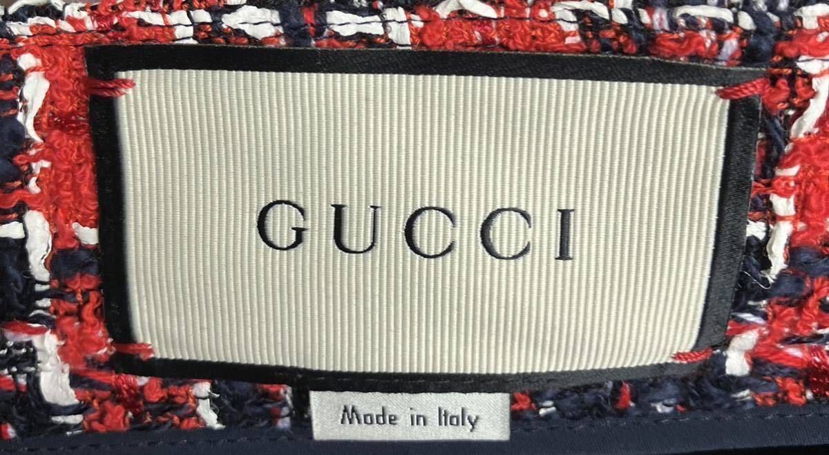 送料込！　新品未使用　直営正規店で購入　GUCCIスカート　Aライン　ひざ丈　size36 定価10万以上_画像4