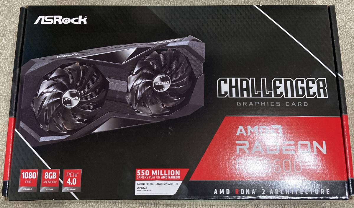 お試し価格！】 【中古】AMD RX6600 CLD ８G ASRock PCI Express