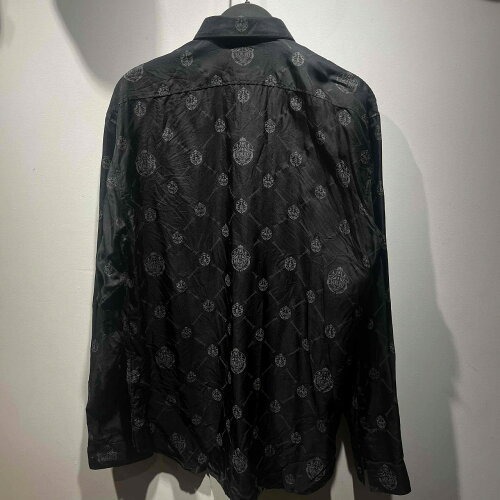 BERLUTI 20aw EMBLEM LOGO SILK L/S SHIRT SIZE-R40 ベルルッティ エンブレムロゴ シルク 長袖シャツ_画像2