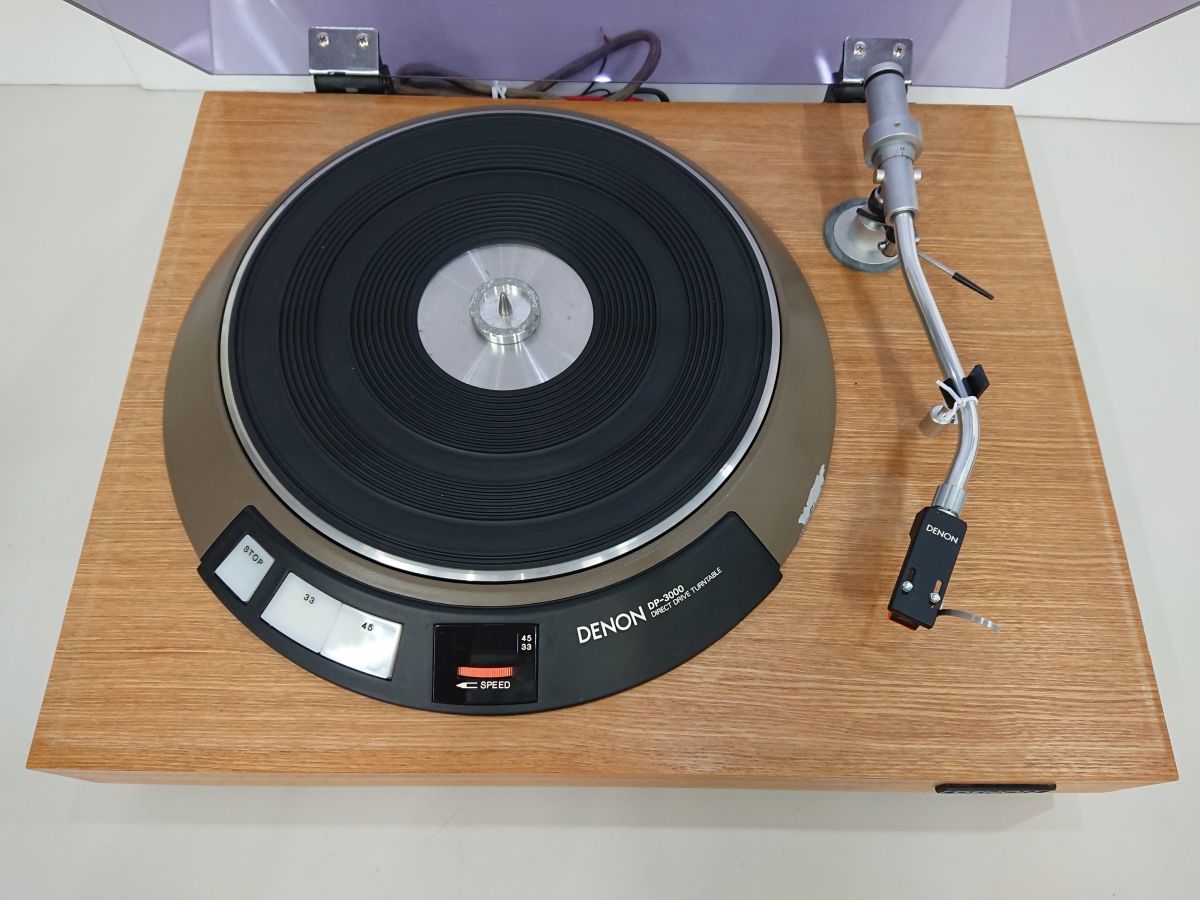 レコードプレーヤー/DENON DP-3700F DP-3000 ダイレクトドライブターン