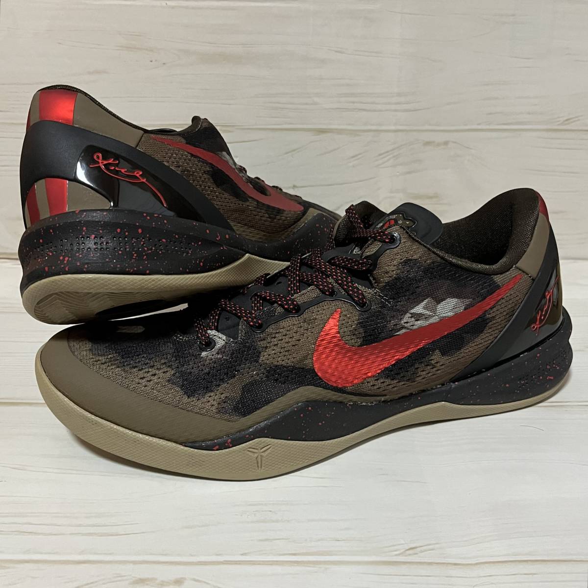 nike KOBE Ⅷ SYSTEM ナイキ ズーム コービー 8 システム パイソン 555035 300 US9.5inch / 27.5cm 美品_画像9