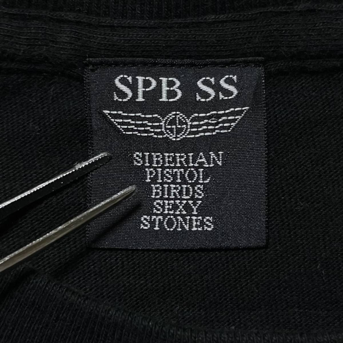 浅井健一 ベンジー SIBERIAN PISTOL BIRDS SEXY STONES / SPB SS スカル Tシャツ 黒 S 美品 管理B1389