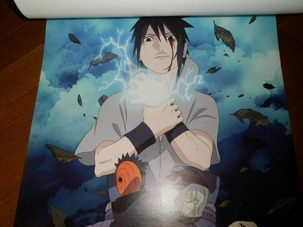 NARUTO 2012年 カレンダー アニメ柄　ナルト　サスケ　カカシ_画像2