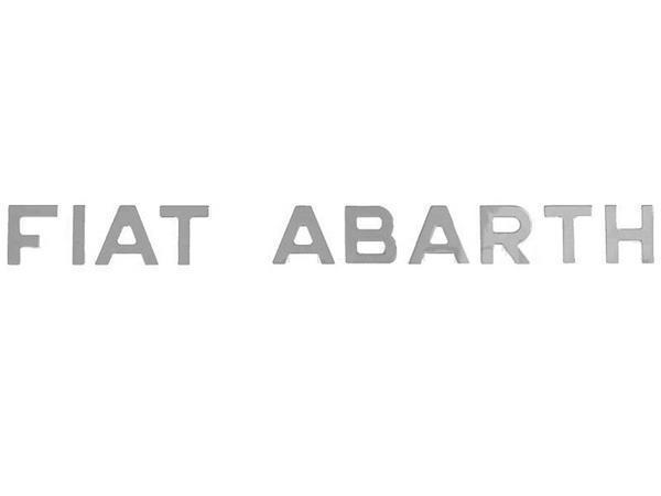 Fiat Abarth アバルト エンブレム 文字高19mm フィアット 梱包サイズ60_画像1