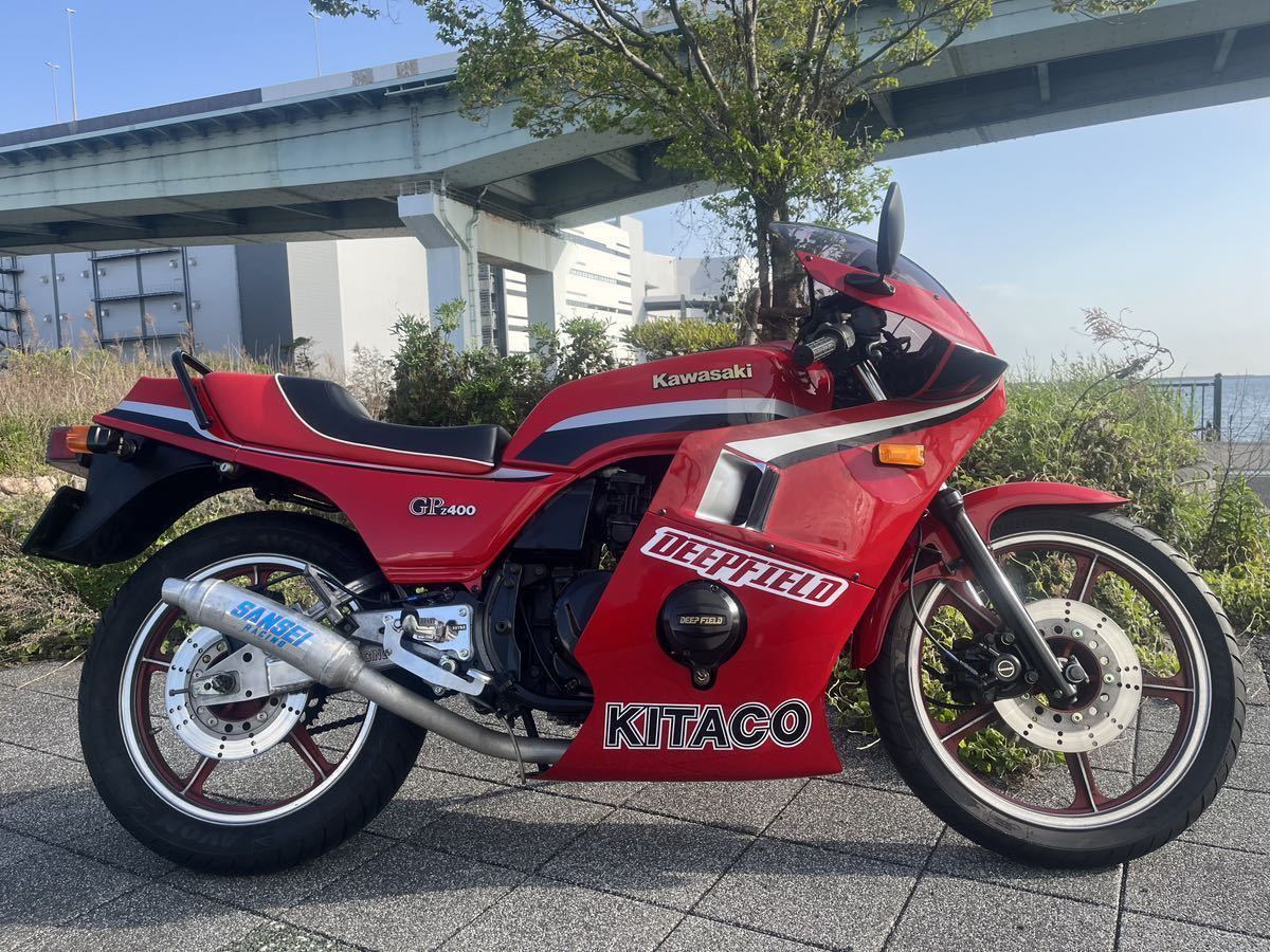 キタコ KITACO マジカルレーシング ダイシンレーシング Z400GP フルカウル 当時 CBX400F CBR400F Z400FX GSX400F XJ400 80年台の旧車に_取り付け時の参考写真