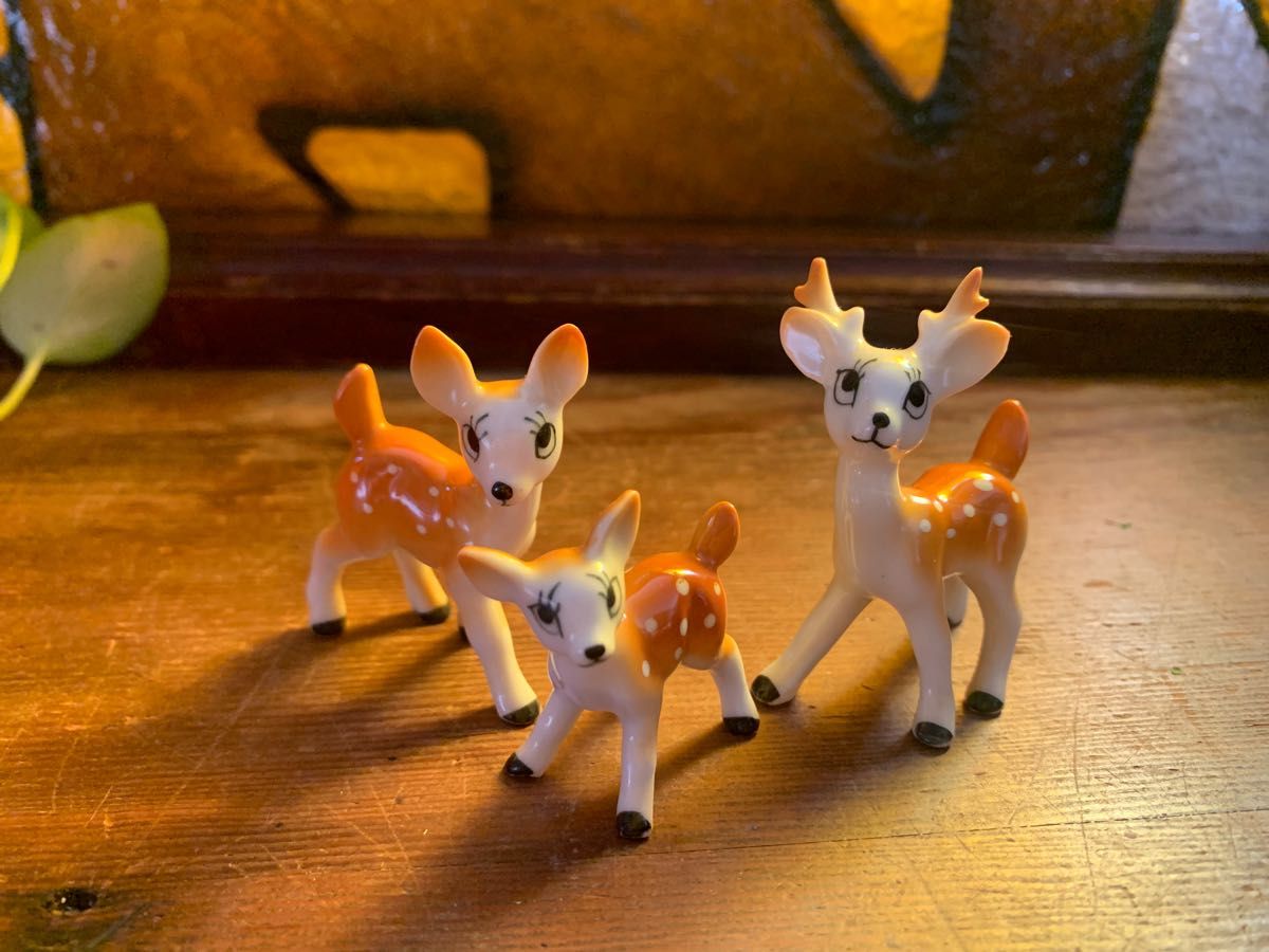 バンビの親子 WDCC 陶器 フィギュア 置き物 ディズニー 親子