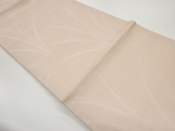 100%の保証 ys6774097; 草葉模様織出し名古屋帯【着】 紗 仕立て