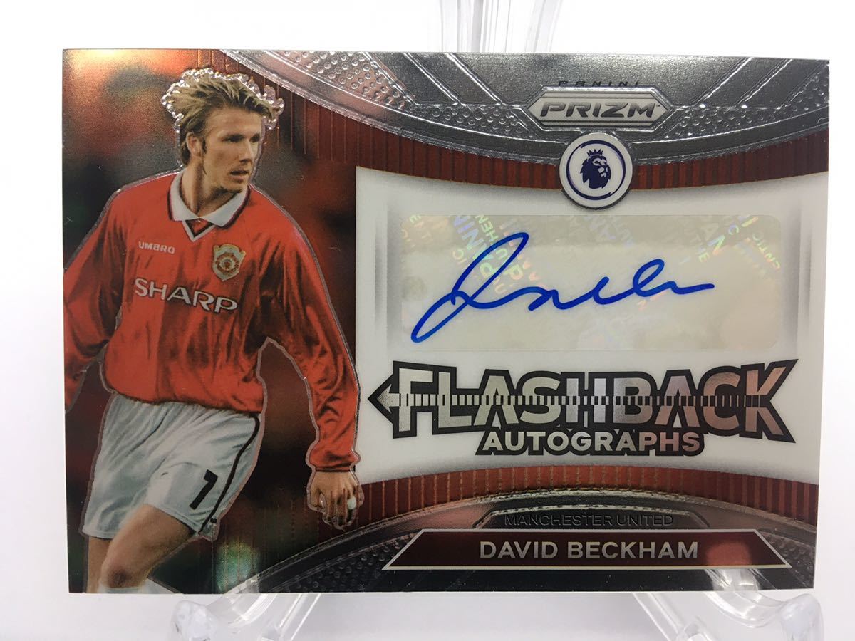 直筆サイン 2022 2023 デビッド ベッカム サインカード パニーニ Panini Prizm FLASHBACK David Beckham England_画像3