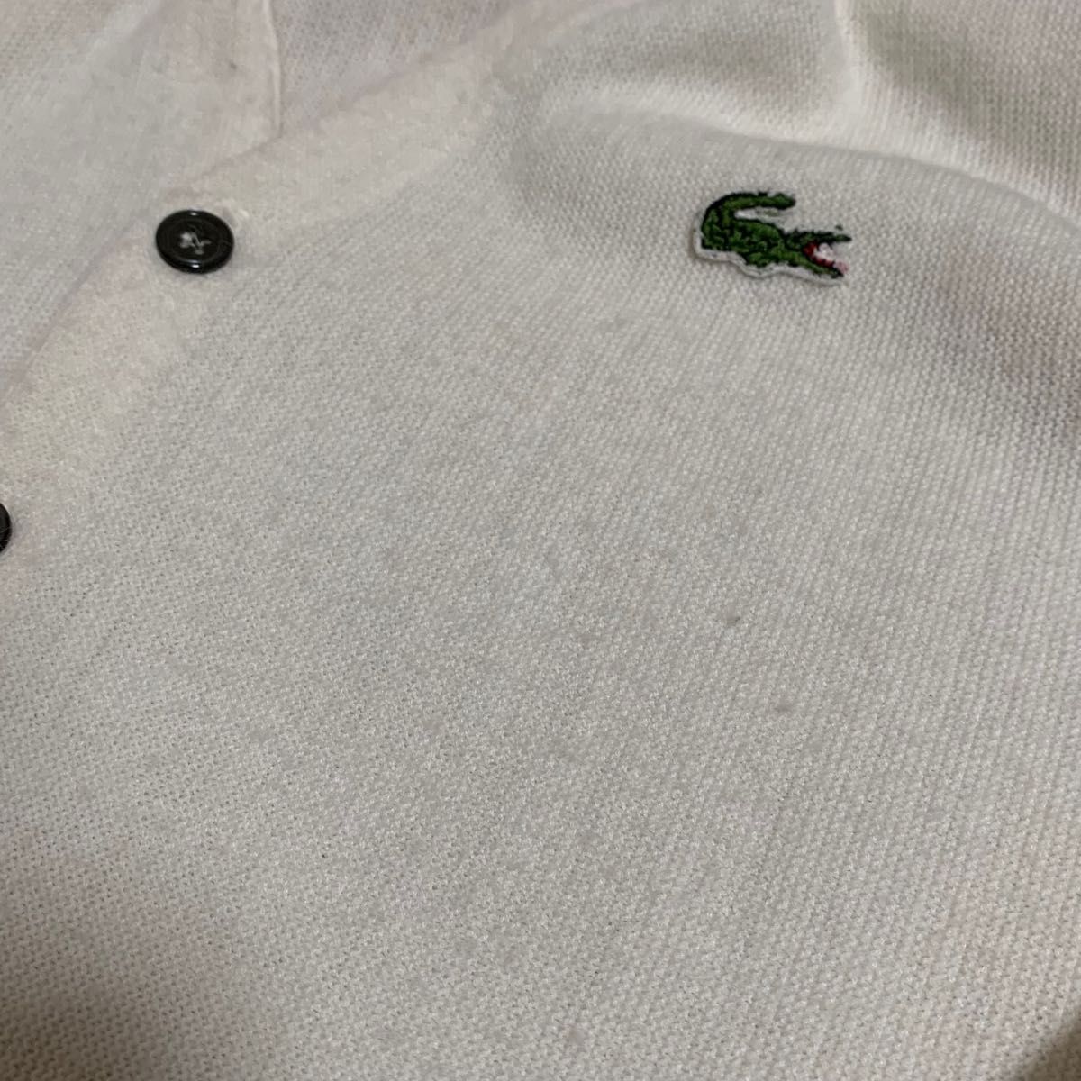 IZOD LACOSTE アイゾッド ラコステ 70s 糸巻きタグ カーディガン ホワイト シロ Sサイズ