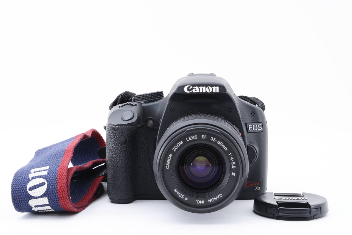 キャノン CANON EOS KISS X3 EF 35-80mm F4-5.6 II レンズズームキット ジャンク_画像1