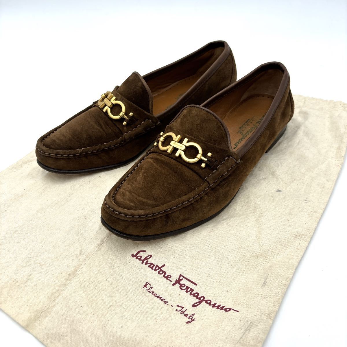 楽ギフ_のし宛書】 ローファー Ferragamo Salvatore フェラガモ
