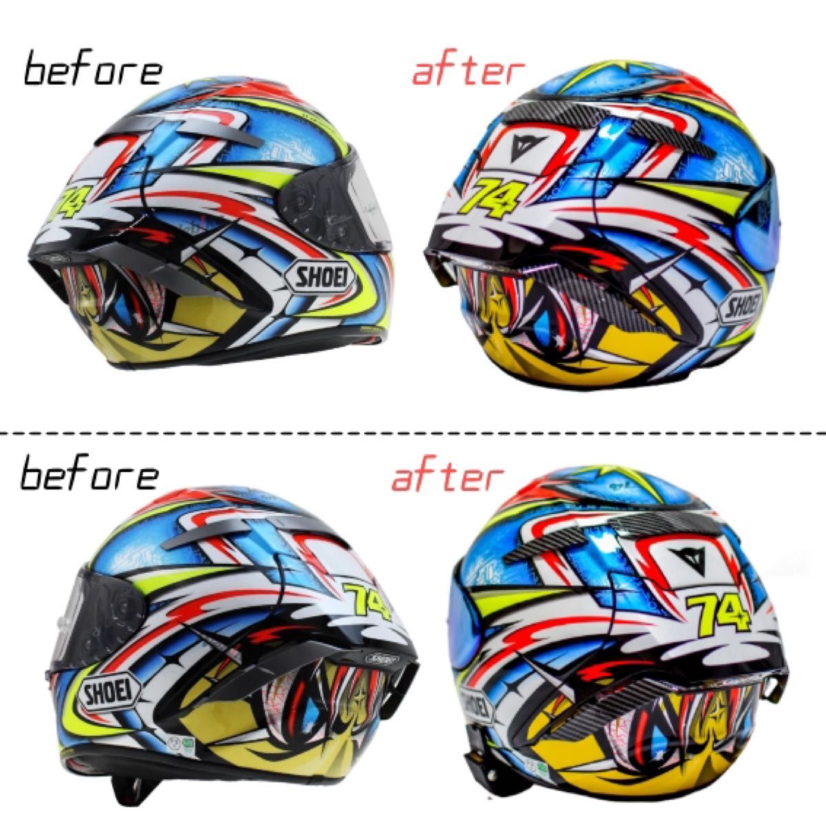海外限定】SHOEI / X-14専用 カーボン調 フルカスタムセット 5点 海外限定】SHOEI / X-14専用 カーボン調 フルカスタムセット 5点