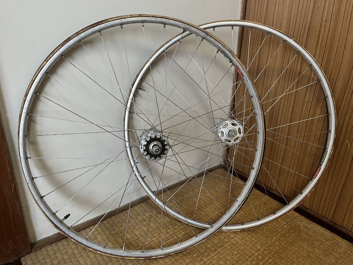 最新作売れ筋が満載 ARAYA GOLD × DURA-ACE ピスト用 手組ホイール njs